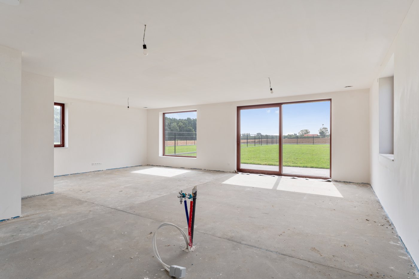 Slaapkamer met zicht op de omgeving